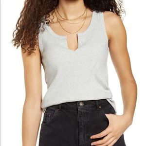 Articles of Society Split Neck Ribbed Tank